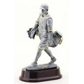 Golfing Caddie Resin Figure Award - 9 1/2" Tall